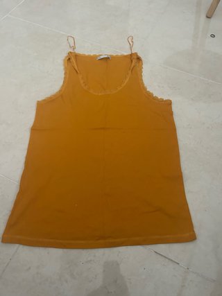 Camiseta tirantes Lefties naranja XL