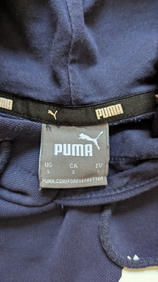 Sudadera Puma Azul Marino Talla L