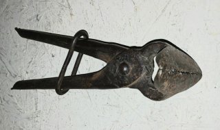 Pinzas Montar Cuero Blanchard Antiguas Paris S.XIX