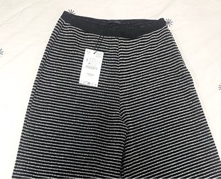Conjunto Top y Pantalón Boucle rayas Zara