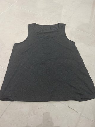 Camiseta sin mangas mujer gris XXL
