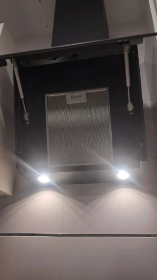 Campana Extractora Cristal Negro 60cm Turboair