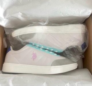 Talla 36. Zapatillas gris de mujer U.S. POLO ASSN