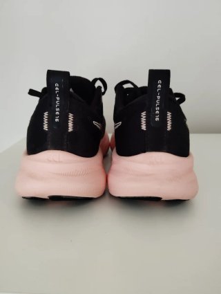 Zapatillas Asics Mujer Negras y Rosas