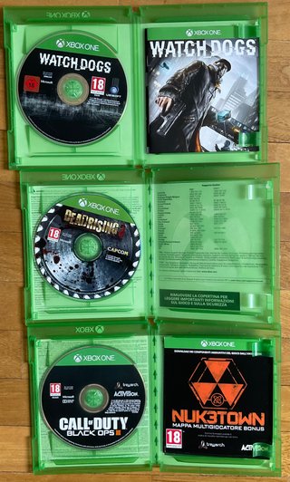 3 Giochi Xbox One: Watch Dogs, Dead Rising 3, Call