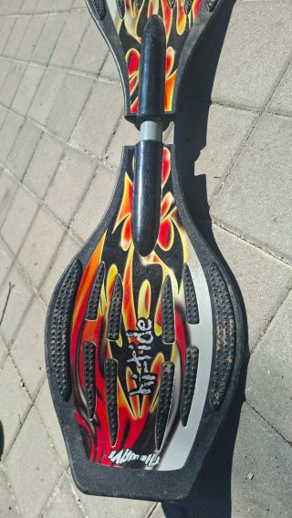 Waveboard patinete skate diseño llamas Hi-Tide