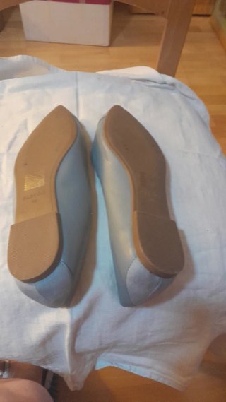 Zapatos planos Parfois azul claro mujer