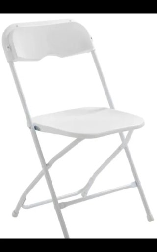 Sillas Plegables Blancas para Eventos