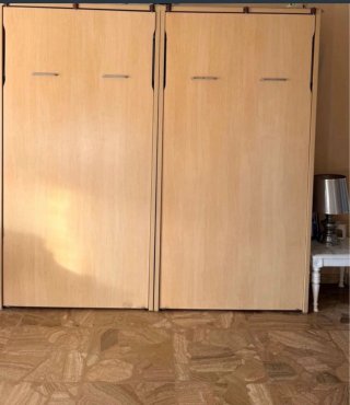2 Camas Abatibles Verticales Madera de calidad