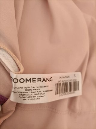 Top sportivo Boomerang Taglia S