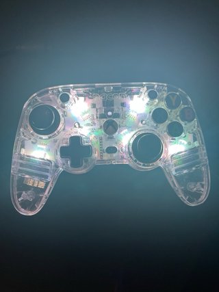 Mando Nacon Xbox Transparente RGB
