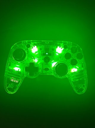 Mando Nacon Xbox Transparente RGB