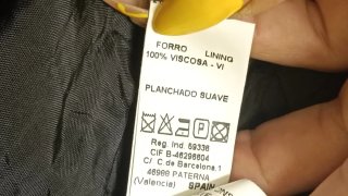 Vestido María José Navarro Negro Dorado