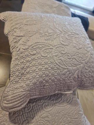 Colcha Zara Home Plata