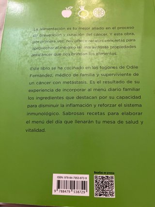 Mis recetas de cocina anticáncer
