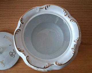 ANTIGUA BOMBONERA PORCELANA AÑOS 50