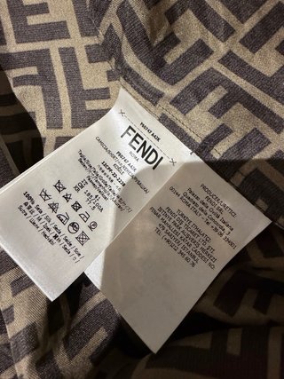 Camisa Fendi Seda Talla 41 - Un Solo Uso