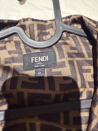Camisa Fendi Seda Talla 41 - Un Solo Uso