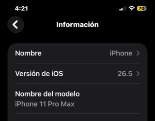iPhone Plata 11 pro máx