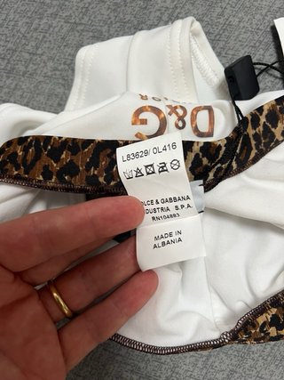 Dolce & Gabbana Bikini Bianco Taglia S