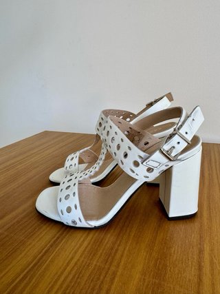 Sandali Carmens tacco bianco