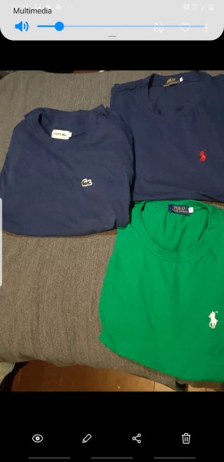Camisetas Lacoste y Polo Ralph Lauren