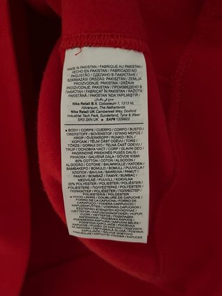 Sudadera Nike Roja Talla L