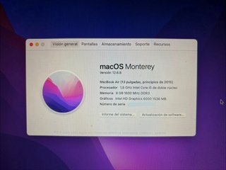 MacBook Air 2015 8GB 256GB Apple