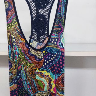 Vestido Ivette Verano Viscosa Multicolor Talla M