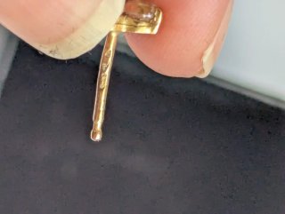 Pendientes Oro 18K Flor Circonitas