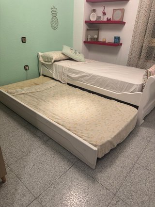 Cama nido 90x200cm con colchones
