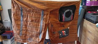 Cortinas piratas para cama alta