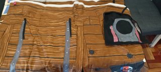 Cortinas piratas para cama alta