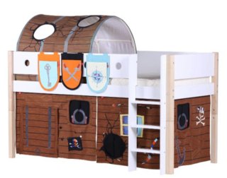 Cortinas piratas para cama alta