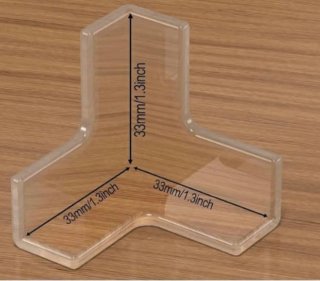 10 Protectores de Esquina Transparentes