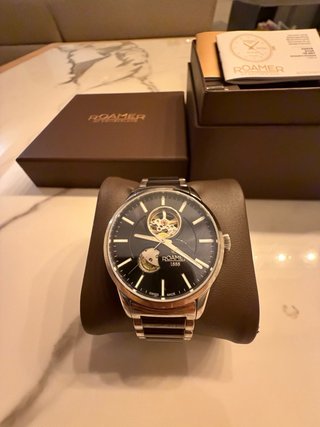Roamer 1888 Automático Negro/Plata