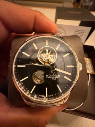 Roamer 1888 Automático Negro/Plata