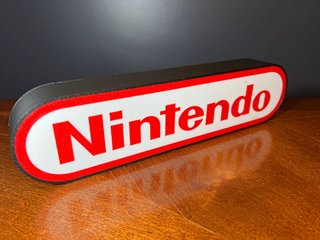 Cartel Luminoso Decorativo Nintendo