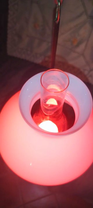 Lampadario antico oro e bianco
