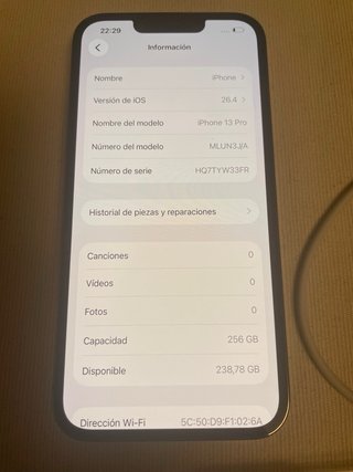iPhone 13 Pro 256GB + Fundas y Cable