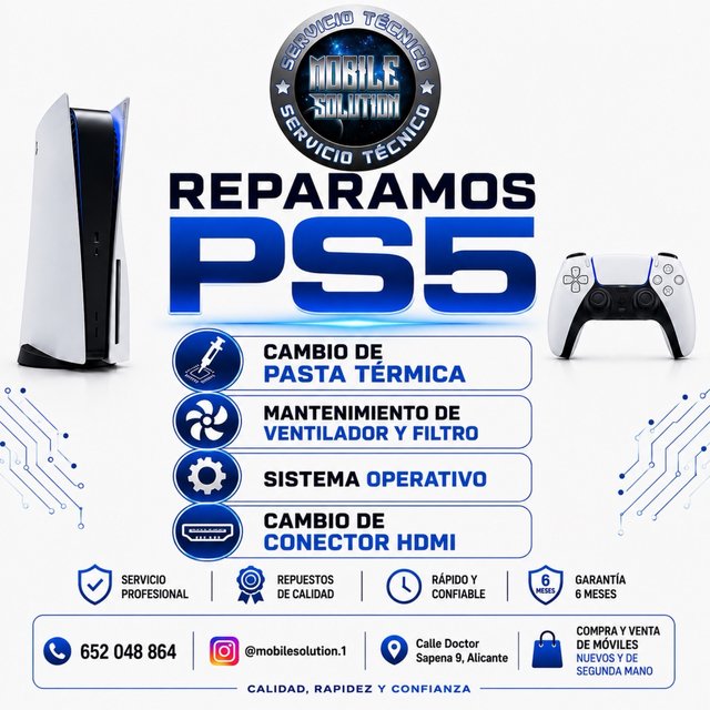 Reparamos PS5