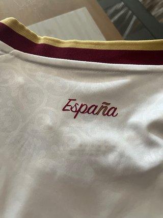 Camiseta España 2ª Equipación Blanca 2 estrellas