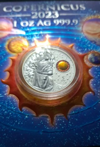 Moneda 1 oz Plata COPERNICUS 2023