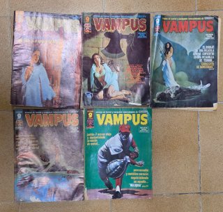 5 Còmics antiguos de la revista VAMPUS