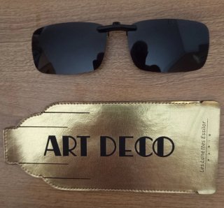 Gafas de sol clip negras