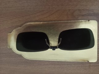 Gafas de sol clip negras