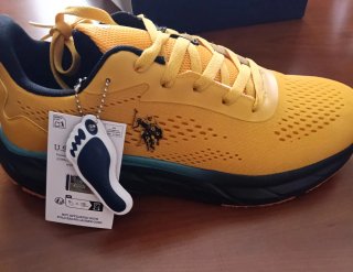 Zapatilla U.S. Polo Assn. Hombre Negro-amarillo 43