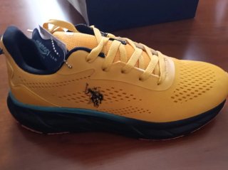 Zapatilla U.S. Polo Assn. Hombre Negro-amarillo 43