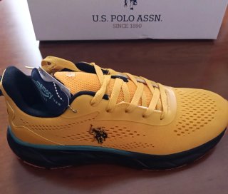 Zapatilla U.S. Polo Assn. Hombre Negro-amarillo 43