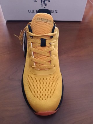 Zapatilla U.S. Polo Assn. Hombre Negro-amarillo 43
